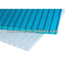 Resina de policarbonato material de construcción nuevo pared gemela de policarbonato de colores hoja para tejados claraboya toldo